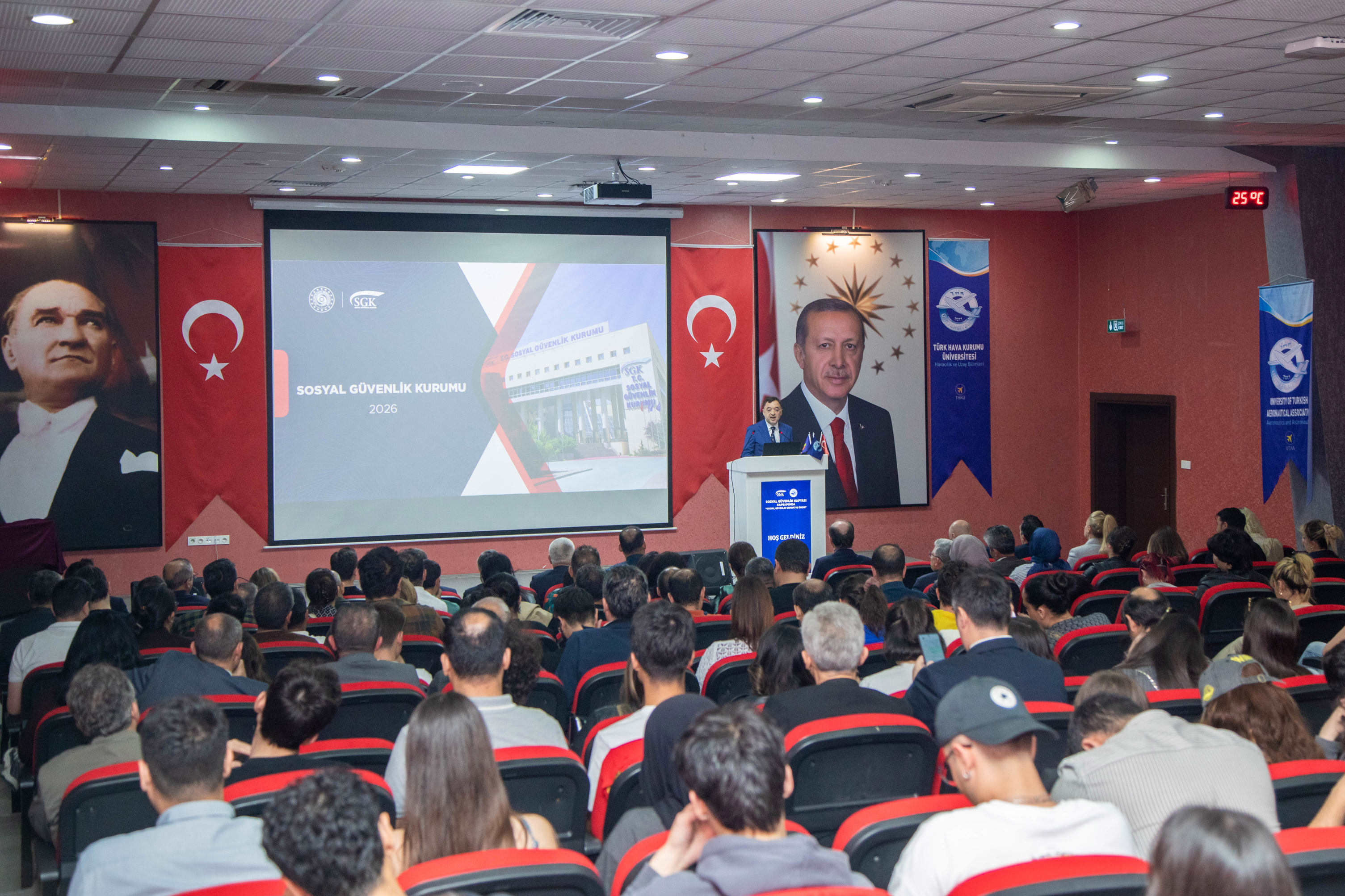 THK Üniversitesinde Sosyal Güvenlik Haftası Bilgilendirme Programı Düzenlendi